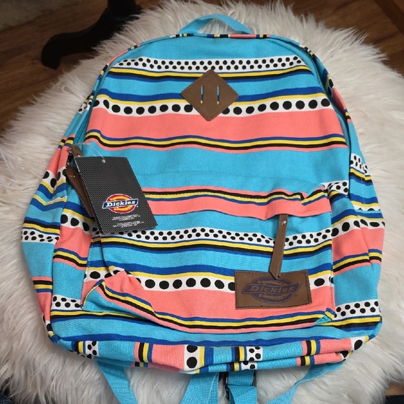 Dickies Handbags - Dickies Multicolor Striped Backpack